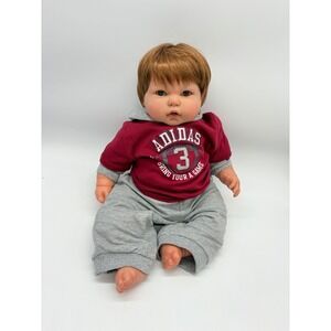 Berenguer Boy Doll 20" Realistic and Adorable Red Hair Chubby